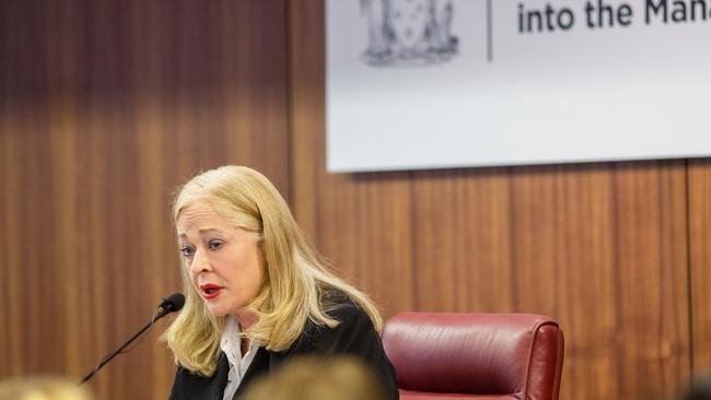 Commissioner Margaret McMurdo ruled it necessary for members of the public to be shut out while evidence was heard regarding another lawyer who may have been a police informant.