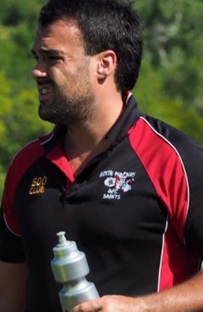 North Mackay Saints' senior coach Craig Jenkins.