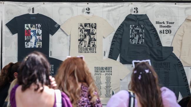 MELBOURNE, AUSTRALIA - FEBRUARY 16: Taylor Swift fans also known as 