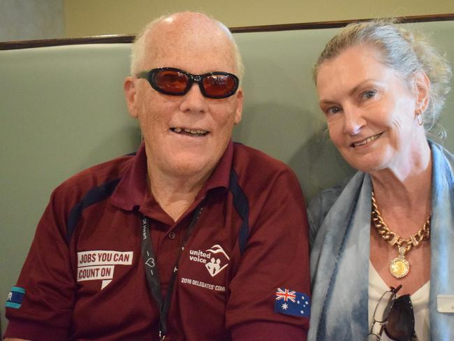 Harold Stone and Judy Haupt, Teacher's Aide pro-development day