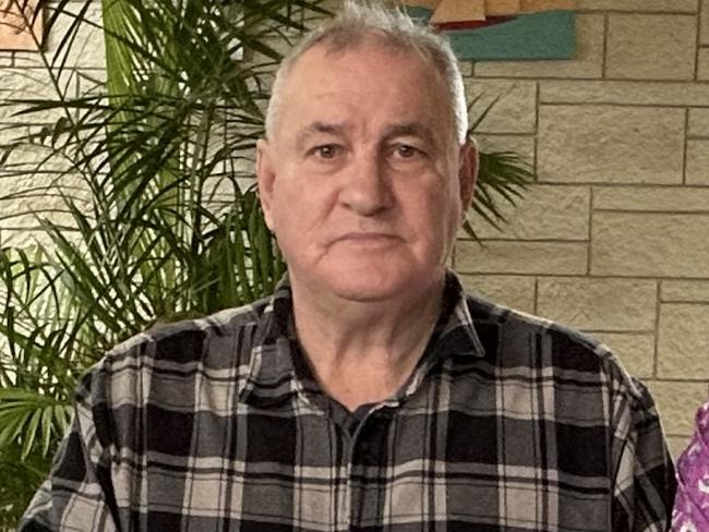Opposition Leader Davis Speirs and health spokeswoman Ashton Hurn with Seaview Downs man Graham Wilson , who may have bowel cancer but can't get in to see a specialist. Picture: Supplied