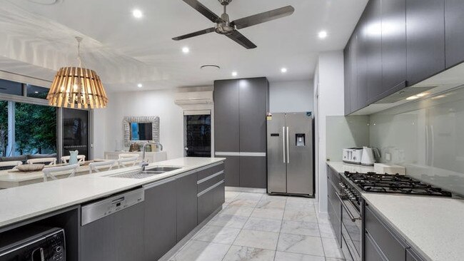 The beautiful kitchen at 52 Cedar Road, Palm Cove.