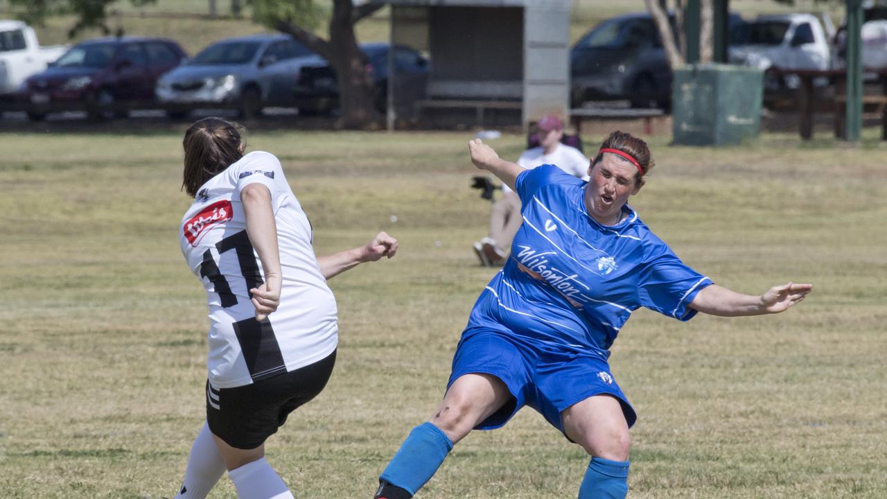 Kiama Gray, Willowburn and Penny Dukes, Rockville. TFL Premier Women, Rockville vs Willowburn. Sunday, 6th Sep, 2020.