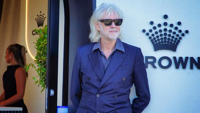 Sir Bob Geldof at the Crown Marquee. Picture: Luis Enrique Ascui