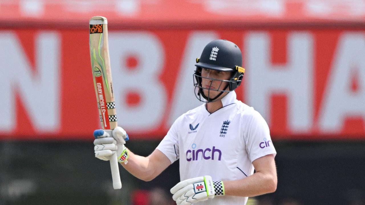 England opener Zak Crawley smashed a huge ton in the fourth Test. (Photo by TAUSEEF MUSTAFA / AFP)