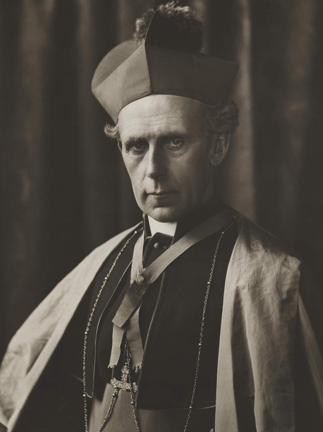 The leading Catholic figure, Bishop Daniel Mannix, campaigned against the government saying a vote for Hughes was a vote for conscription. P01383.001