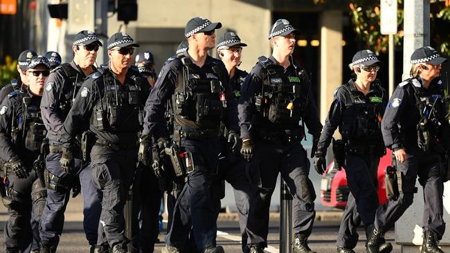 Vic Police is working towards achieving recommendations from the Royal Commission. Picture: Quinn Rooney/Getty Images.