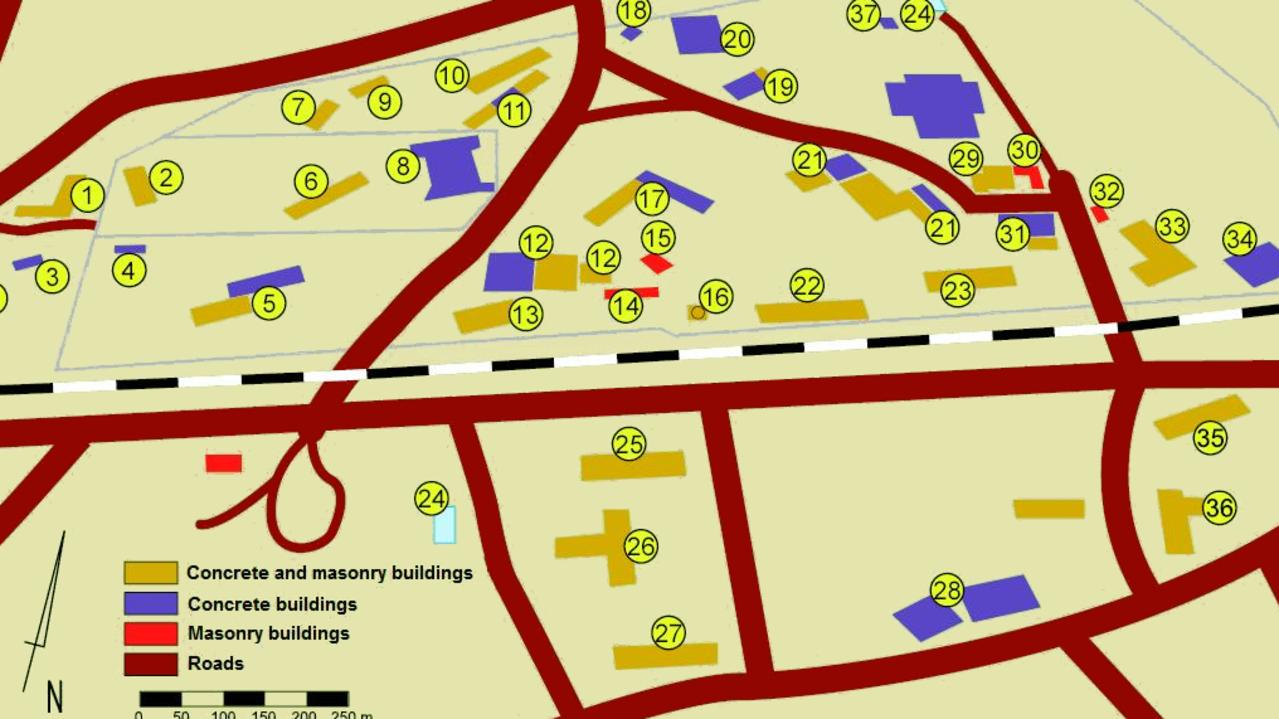 A map of Adolf Hitler’s wartime headquarters for Eastern Front operations, dubbed the Wolf’s Lair. Hermann Goring’s villa was situated at the edge of the complex – Number 33. Source: Wikimedia