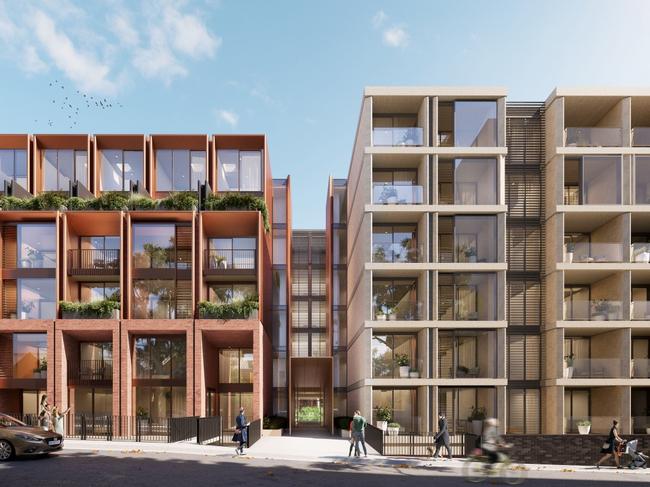 $331m plans have been unveiled for the former Hell Hole Quarry at 14-26 Wattle St, Pyrmont, with plans for 237 apartments, an indoor recreational centre and 91-place childcare centre. Picture: GVN