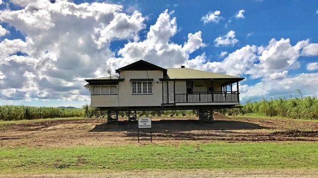 The Clarkson family&#39;s home was moved just down the road from their the land it once sat on. Picture: Trudy Clarkson