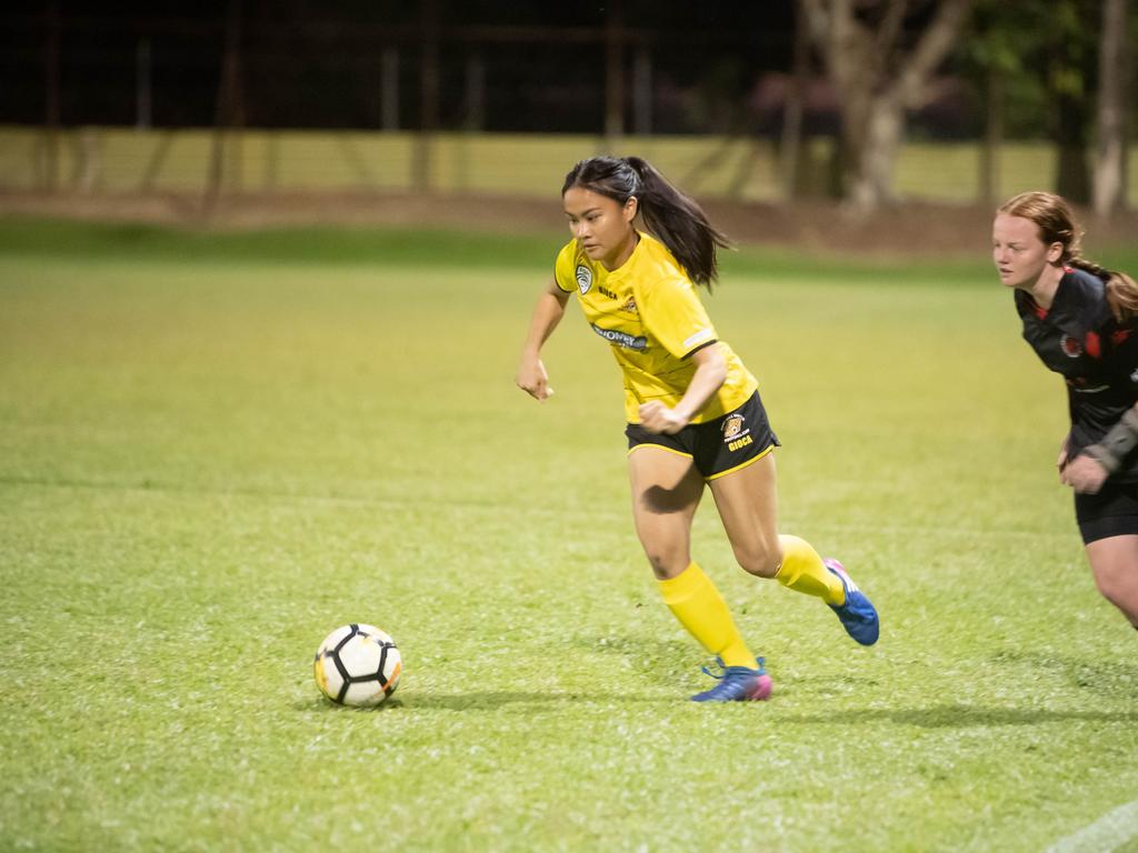 Edge Hill United's Loraine Paguiligan. Picture: Nuno Avendano