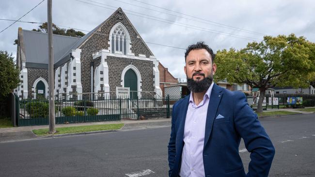 Ibrahim Alsheredi at the Geelong mosque. Picture: Brad Fleet