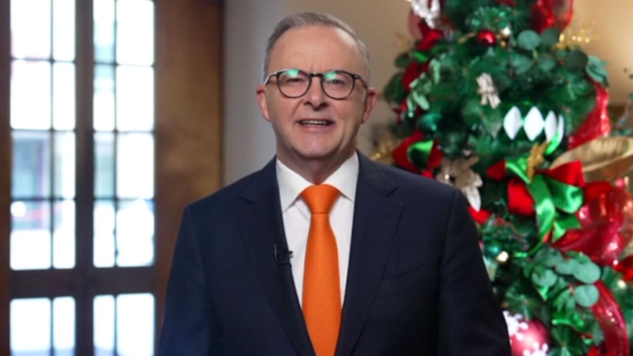 Prime Minister Anthony Albanese delivers Christmas message