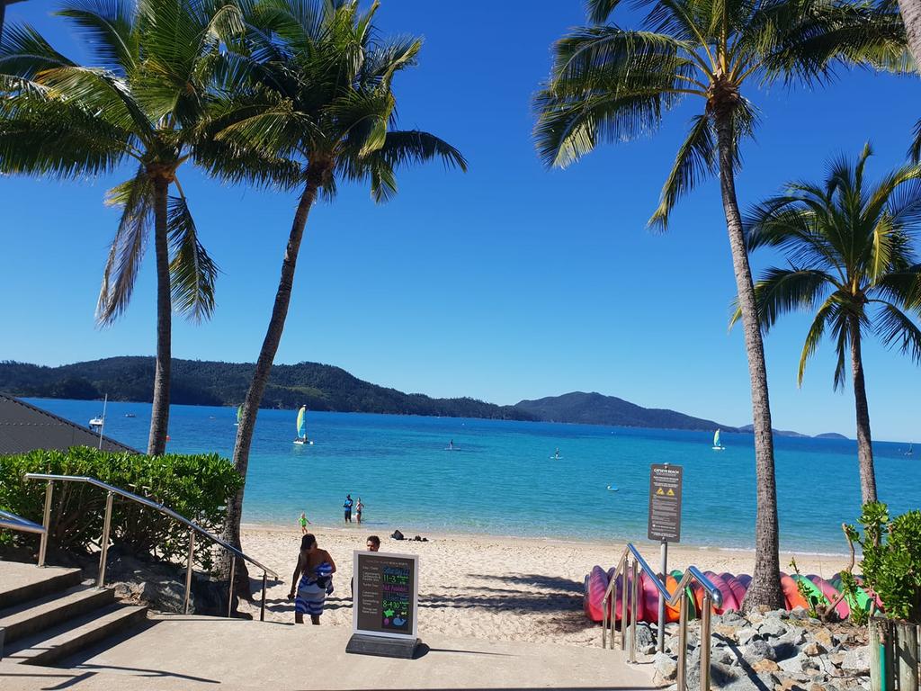 Cheap flights to the idyllic Hamilton Island are also up for grabs. Picture: Lisa Maree