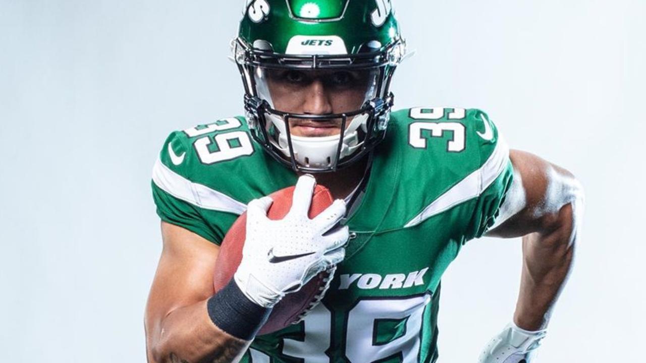 Valentine Holmes has receive a brutal initiation from his NY Jets teammates.