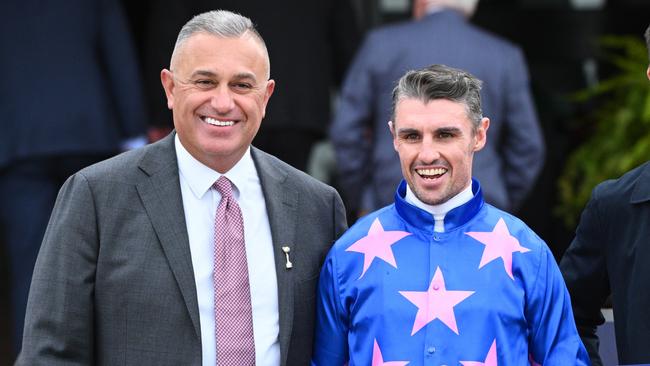 John Kanga (left) is seeking a spill of the MRC board. Picture: Vince Caligiuri/Getty Images