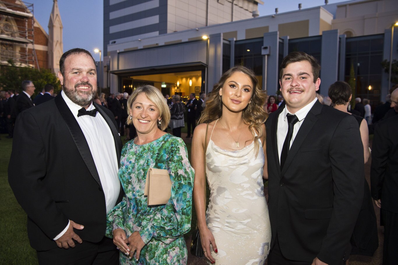 At the Order of St John gala dinner are (from left) Barry O'Sullivan, Emily O'Sullivan, Charlotte Purcell and Cooper Bowyer at the Empire Theatres, Saturday, October 26, 2019. Picture: Kevin Farmer