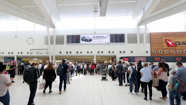 The changes are hoped to speed things up for passengers through the security screening process. Picture: AAP Image/Kelly Barnes