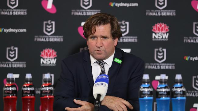 Hasler wasted no time on return to Manly. Picture by Brett Costello.