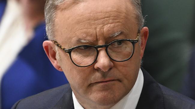 CANBERRA, AUSTRALIA - DECEMBER 1:  Prime Minister Anthony Albanese during question time at Parliament House in Canberra. Picture: NCA NewsWire / Martin Ollman