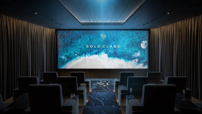 A Gold Class cinema for residents is also part of the package.