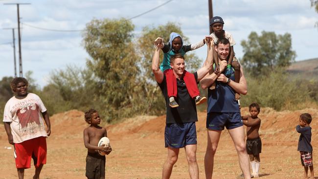 The Recruit contestant Brendan Goss with Padraig Lucey.