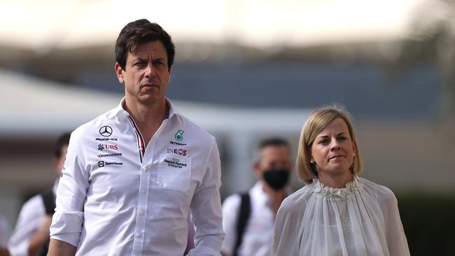 Mercedes GP Executive Director Toto Wolff is married to Susie Wolff. Picture: Lars Baron