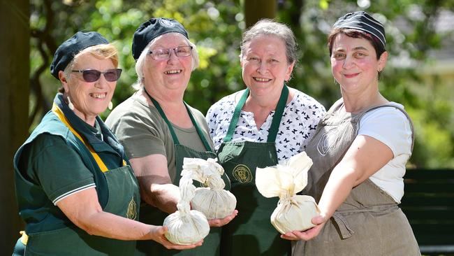 CWA‘s Christmas pudding masters Pam Mawson, Mary Grant, Linda Pinheiro and Marie Vassallon. Picture: Nicki Connolly