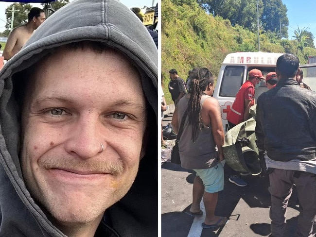 An Australian man has died in a horrific high-speed motorbike crash in Bali after rounding a curve in one of the island’s northern provinces.