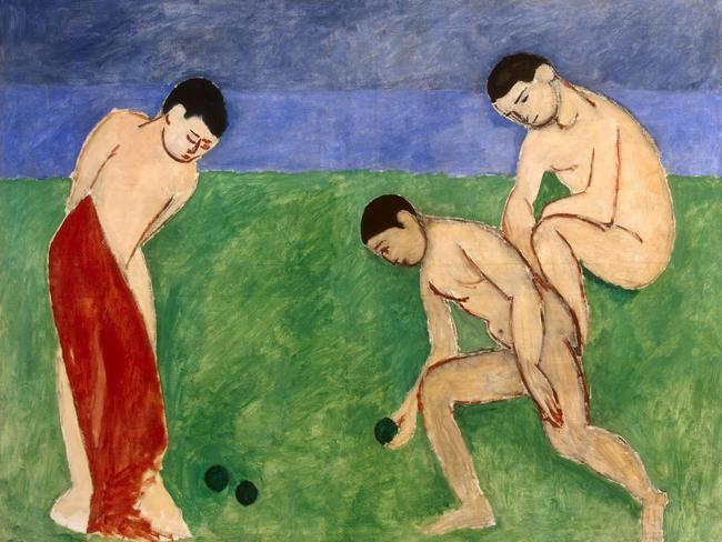 Henri Matisse 'Game of Bowls' — 1908. ‘Modern Masters from the Hermitage’ exhibition from the State Hermitage Museum, St Petersburg. On display 13 October 2018 — 3 March 2019, at the Art Gallery of New South Wales. 