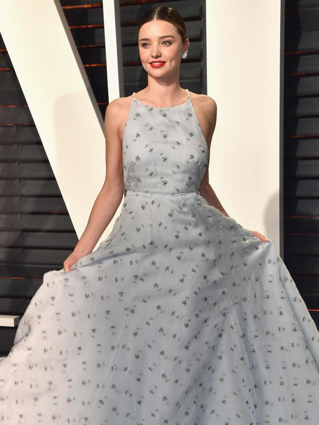 Miranda Kerr at the Vanity Fair afterparty. Picture: Pascal Le Segretain/Getty Images/AFP