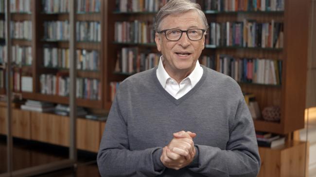 Bill Gates said he’s been shocked by the level of ‘crazy’ and ‘evil’ conspiracy theories circulating about him during the pandemic. Picture: Getty Images