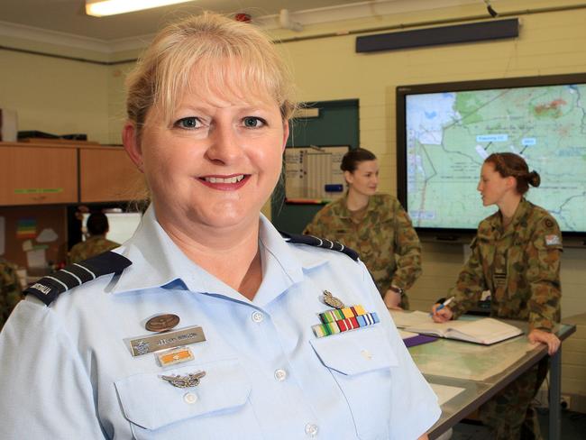 Ms de Winton as a Wing Commander in the RAAF in 2012.