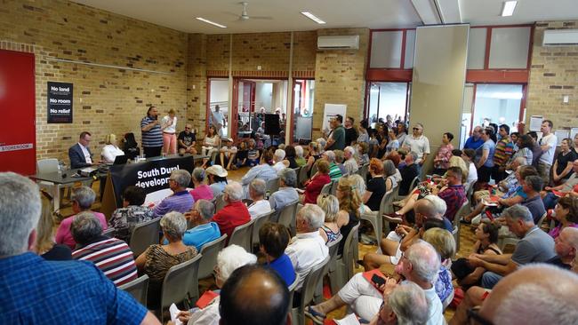 A public meeting about South Dural drew 600 people to Cherrybrook Community Centre last year.