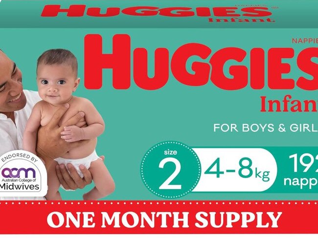 Huggies Infant Nappies Size 2 on sale during Black Friday. Picture: Amazon