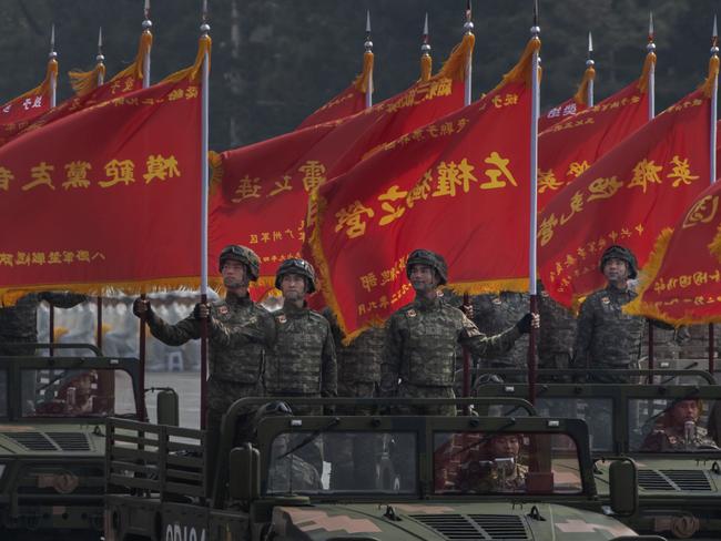 China is big on displaying its military might it did to mark the founding of the People’s Republic of China in 1949 at Tiananmen Square on October 1, 2019. Picture: Getty