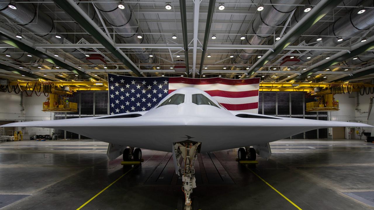 The Northrop Grumman B-21 Raider is an American strategic bomber under development for the United States Air Force by Northrop Grumman.