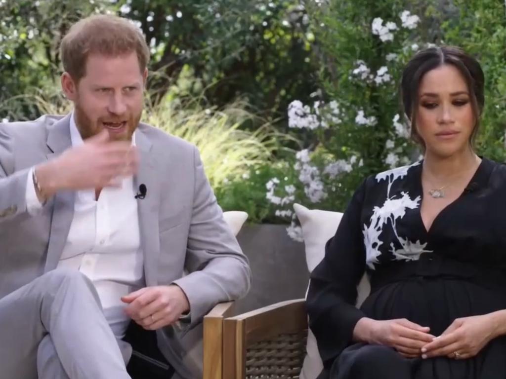 Meghan Markle told Oprah Winfrey how an unnamed member of the royal family made comments about her unborn son’s skin colour.