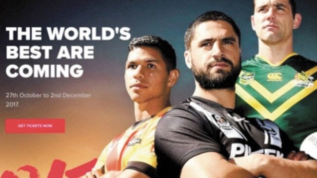 World Cup promotional material that features Jesse Bromwich has had to be redone since was stood down from playing in the tournament by NZRL.