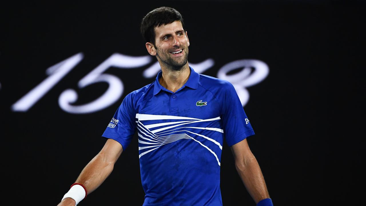 Novak Djokovic is through to the third round. (Photo by Jewel SAMAD / AFP)