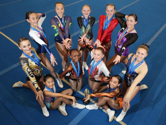 Sydney West Gym Team all competed in aerial display at the national championships, placing 3rd in the country.