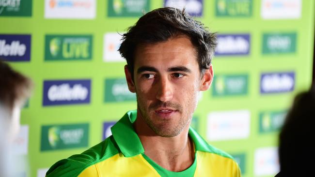 Mitchell Starc admits the rotation policy isn’t helping his game. Picture: Mark Brake