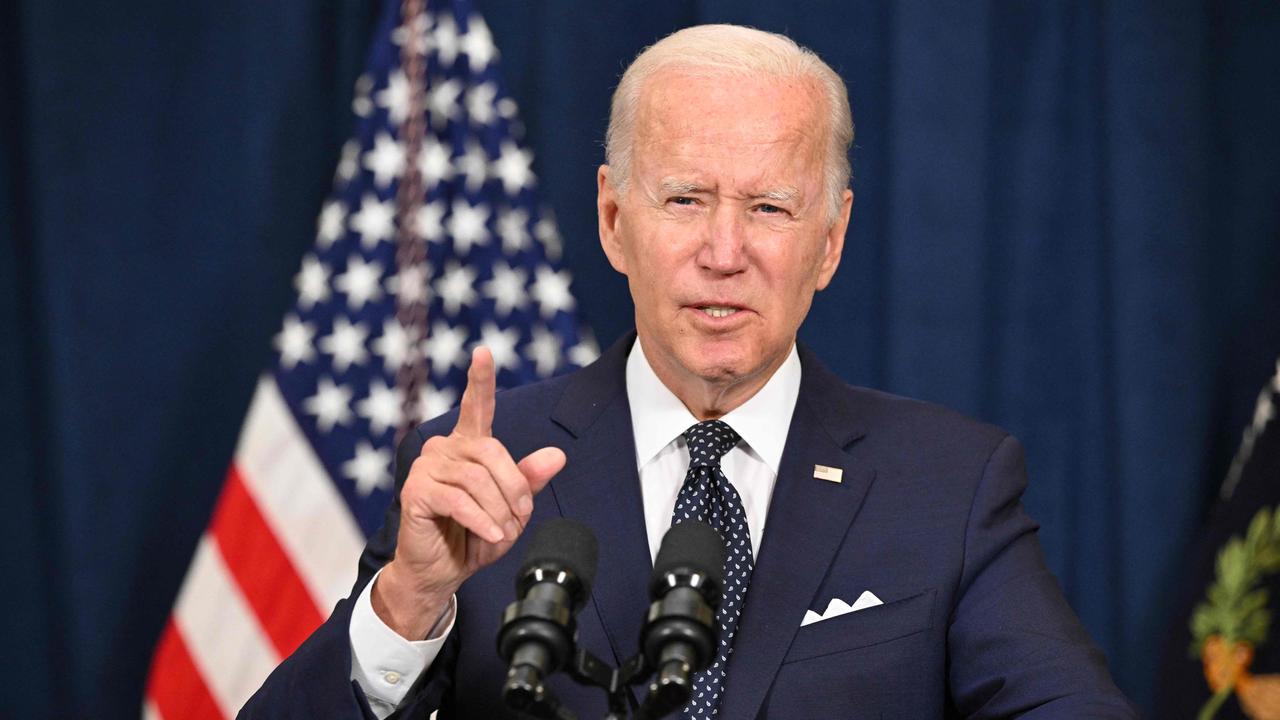 US President Joe Biden called the reporter’s question ‘silly’. Picture: Mandel Ngan/AFP