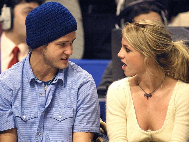 Justin Timberlake and Britney Spears dated for four years before their 2002 split. Picture: TOM MIHALEK / AFP