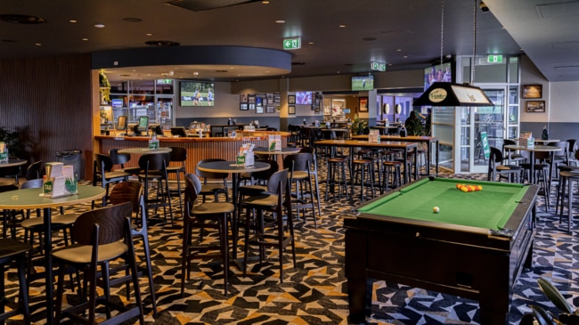 The Grand Junction Tavern’s front bar and pool table. Picture: Studio One Thirteen Photography