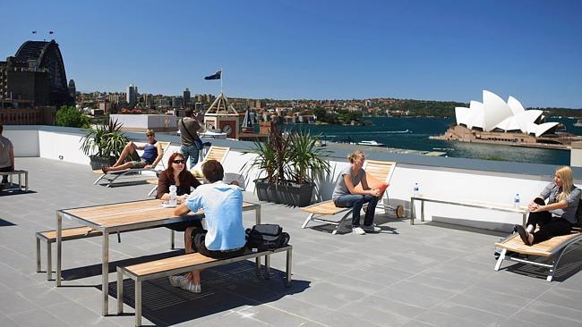 Amazing views top off the attractions at Sydney Harbour YHA. Image courtesy of Sydney Har