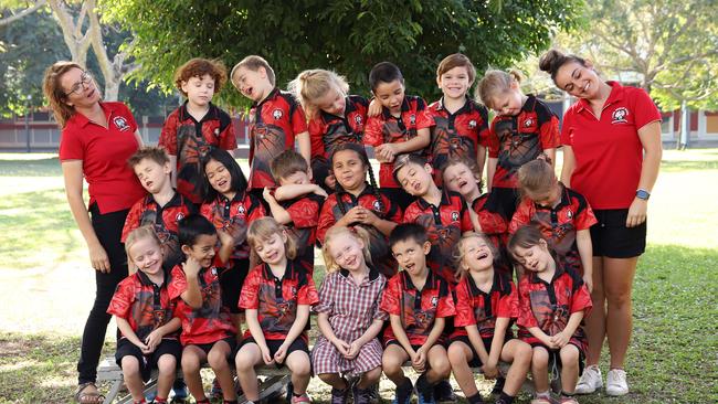 ALAWA PRIMARY SCHOOL Transition Hughes BACK ROW (L-R): Ms Lisa, Patrick, Lachy, Reuben, Armin, Toby, Eleanor, Miss Kate HughesMiddle Row left to right: Flynn, Aafiyah, Thomas, Marion, Jed, Markus, Frankie. FRONT ROW (L-R): Tilly, Arham, Eleanor, Isabella, Casey, Erin, Aislin. Picture: The School Photographer