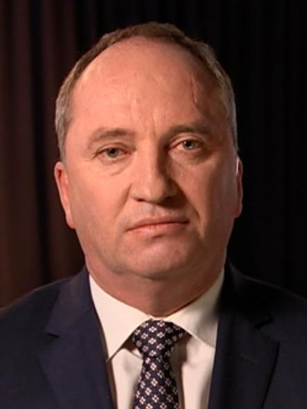 Deputy Prime Minister Barnaby Joyce appears on the 7:30 Report. Picture: ABC