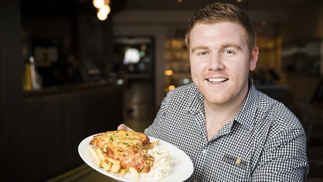 Hunters Hill Hotel have been listed as a finalist for best chicken parmi in NSW. Picture: Dylan Robinson