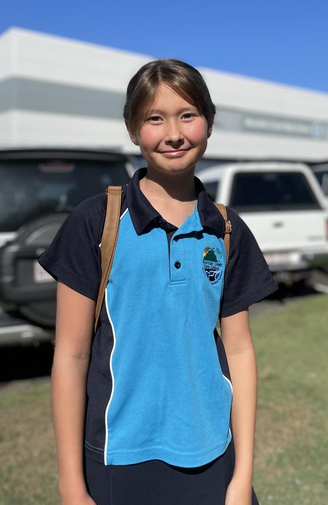 Mountain Creek State School grade 5 student Maya Grifo. Photo: Asa Andersen.